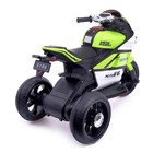 Электромобиль «Супербайк», цвет салатовый - Фото 3