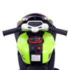 Электромобиль «Супербайк», цвет салатовый - Фото 6