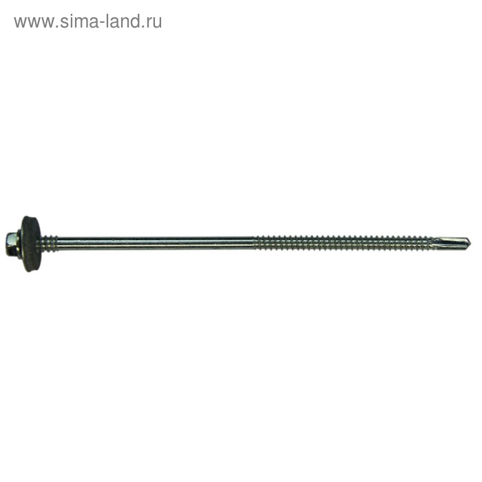Саморез для крепления сэндвич панелей Steelrex, сверло, цинк 6,3х5,5х160, 650 шт.