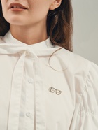 Брошь «Очки» оправа, цвет серебро - Фото 2