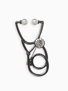 Брошь «Фонендоскоп» врача, в сером металле - Фото 1