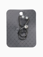 Брошь «Фонендоскоп» врача, в сером металле - Фото 4