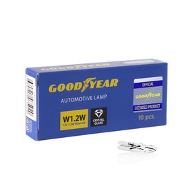 Лампа автомобильная Goodyear, W1.2W, 12 В, 1.2 Вт, набор 10 шт 4861892