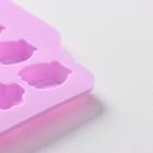 Форма для мармелада Доляна «Фруктовый бум», силикон, 18,5×17,5 см, 42 ячейки (2,2×2,2 см), цвет розовый - фото 4300478