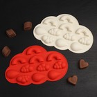 Форма для шоколада Доляна «Погода», силикон, 22.5×14.5×1.5 см, 11 ячеек, МИКС - Фото 8