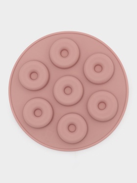 Форма для шоколада Доляна «Пончики», силикон, 15.5?1.3 см, 7 ячеек, МИКС (комплект 2 шт)