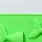 Форма для украшений Доляна «Хвост», силикон, 25×22,5×0,4 см, 18 ячеек (5,3×4 см), цвет МИКС - Фото 4