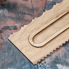 Шпатель кондитерский из массива дуба, тип 2 - фото 60895921