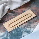 Шпатель кондитерский из массива дуба, тип 3 - Фото 1