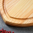 Доска для нарезки и подачи "Лопата", 30 х 20 см, массив ясеня - фото 53350215