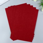 Фетр  жесткий  1 мм 20х30 см   бордовый (комплект 10 шт) - фото 21037663