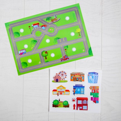 Игра на липучках «Веселые липучки. Построй свой город» МИНИ