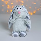 Мягкая игрушка «Зайчик уши в полоску», цвета МИКС - Фото 1