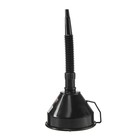 Воронка для ГСМ Oktan с непроливайкой, диаметр 160 мм, высота 380 мм, черная - Фото 3