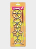 Формы для хвороста и печенья Доляна, набор 5 предметов, d=7 см, серебристые - Фото 7