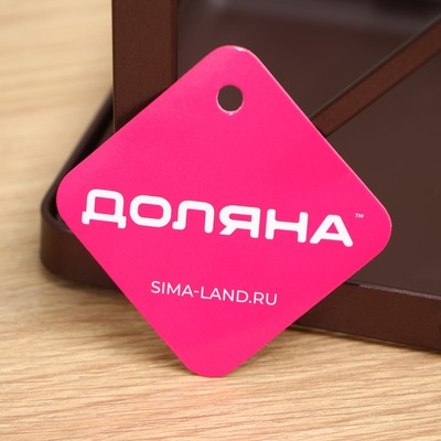 Подставка для крышек Доляна «Лофт», 16×13×33.5 см, коричневая