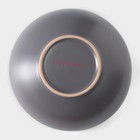 Миска керамическая Доляна «Ваниль», 700 мл, d=18 см, цвет серый - Фото 4