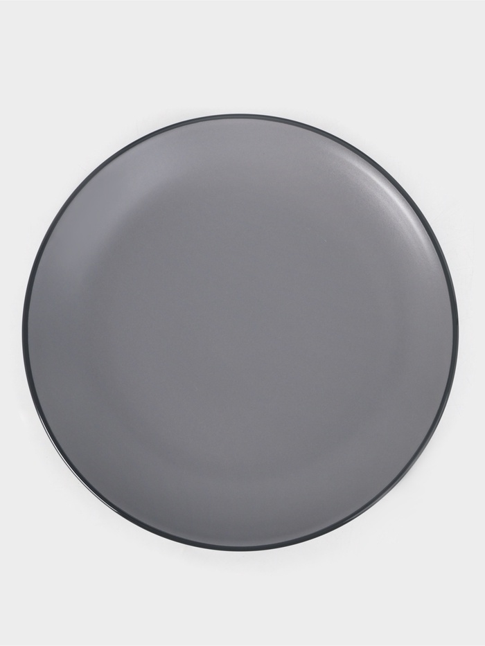 Тарелка Доляна «Ваниль», d=27 см, керамика, серая - Фото 1