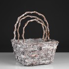 Набор корзин «Корзиночка», 3 шт: 25×25×14/32 см, 20×20×14/29 см, 15×15×12/25 см - Фото 2