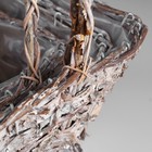 Набор корзин «Корзиночка», 3 шт: 25×25×14/32 см, 20×20×14/29 см, 15×15×12/25 см - Фото 4