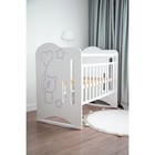 Кровать детская Sweet Bear, колесо-качалка, белый, 1200×600 - Фото 2