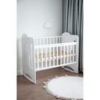 Кровать детская Sweet Bear, колесо-качалка, белый, 1200×600 - Фото 4