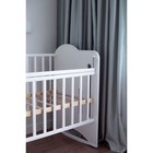 Кровать детская Sweet Bear, колесо-качалка, белый, 1200×600 - Фото 6