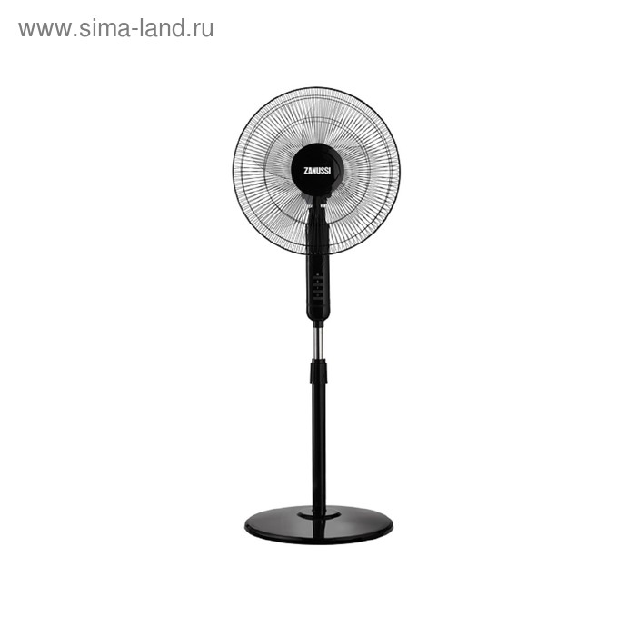 Вентилятор Zanussi ZFF - 907, напольный, 45 Вт, d=40 см, 3 скорости, 1 режим, чёрный - Фото 1