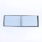 Визитница на 20 карт, 1 карта на 1 листе, обложка ПВХ, чёрная - Фото 3