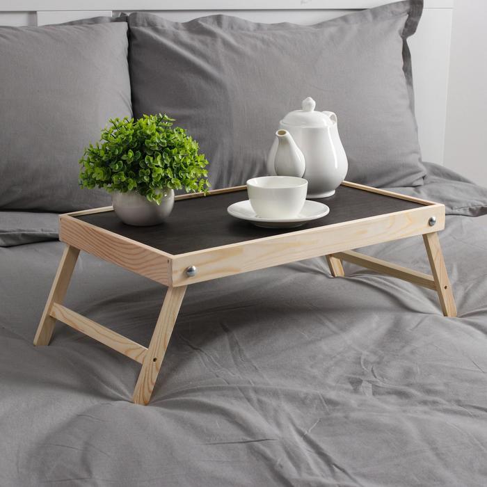 Столик для завтрака Дарим Красиво «Ренессанс», натуральный, 50×30 см, дерево, бежевый - Фото 1