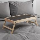 Столик для завтрака Дарим Красиво «Ренессанс», натуральный, 50×30 см, дерево, бежевый - Фото 2