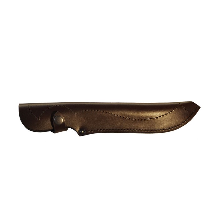 Чехол для ножа закрытый средний, с лезвием длиной 15,5 см, кожаный, микс цветов - фото 1905632189