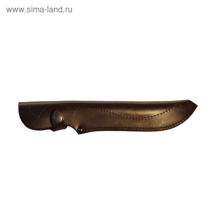Чехол для ножа закрытый средний, с лезвием длиной 15,5 см, кожаный, микс цветов - Фото 1