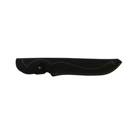 Чехол для ножа закрытый большой, с лезвием длиной 20 см, кожаный, микс цветов