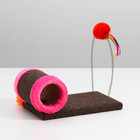 Игрушка-когтеточка с дразнилкой "Веселые шарики", 29 х 15,5 х 20 см, микс цветов - Фото 2