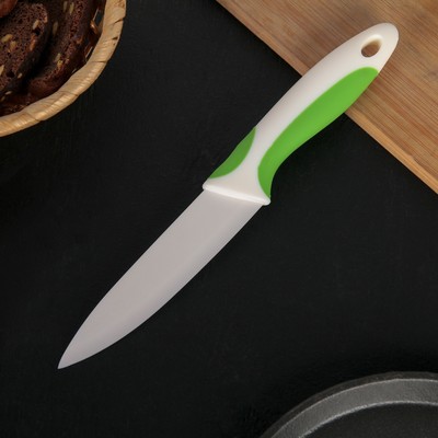 Нож керамический Доляна «Умелец», лезвие 13 см, цвет МИКС