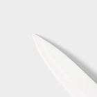 Нож керамический Доляна «Тень», лезвие 10,5 см, цвет чёрный - Фото 2