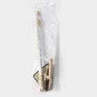 Окномойка с телескопической алюминиевой ручкой и сгоном Доляна, 12×12×59(89) см, цвет МИКС - фото 9726704