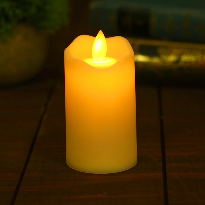 Свеча светодиодная «Пламя», горит жёлтым - фото 1907081550