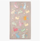 Полотенце «Зайцы», 40×73 см, 100% хлопок, саржа 190 г/м² - Фото 2