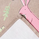 Полотенце «Зайцы», 40×73 см, 100% хлопок, саржа 190 г/м² - Фото 4