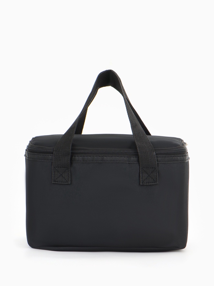 Термосумка на молнии 4.4 л, чёрная - Фото 1