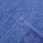 Полотенце махровое Fiesta cotton Butterfly 50х90 см, голубой, хлопок 100%, 420 г/м2 - Фото 3