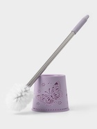 Ёрш для унитаза с подставкой «Бабочки», 12.5×12.5×50 см, МИКС - Фото 4