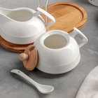 Набор сервировочный «Эстет», 2 шт: молочник 200 мл, сахарница 250 мл с ложкой - Фото 2