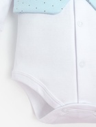 Боди для мальчика «Крошка Я. Костюм», рост 68-74 см, белое, голубое - Фото 7