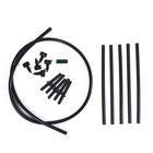 Кустодержатель, d=80 см, h=50 см, ножка d=2 см, пластик, чёрный, «Смородина +» - Фото 6