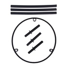 Кустодержатель, d = 38 см, h = 40 см, ножка d = 2 см, пластик, МИКС - Фото 6