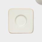 Набор кофейный «Мейси», 12 предметов: 6 чашек 100 мл, 6 блюдец d=11 см, керамика, белый - Фото 5