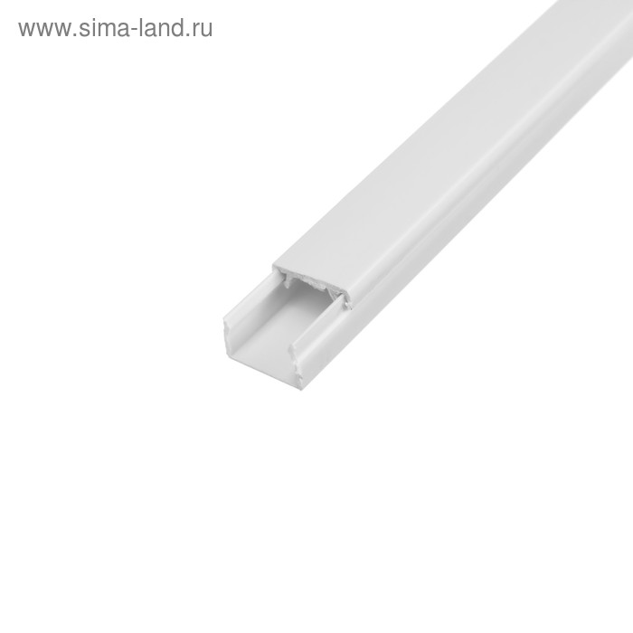 Кабель-канал EKF Basic, 2 м, 15х10 мм, белый - Фото 1